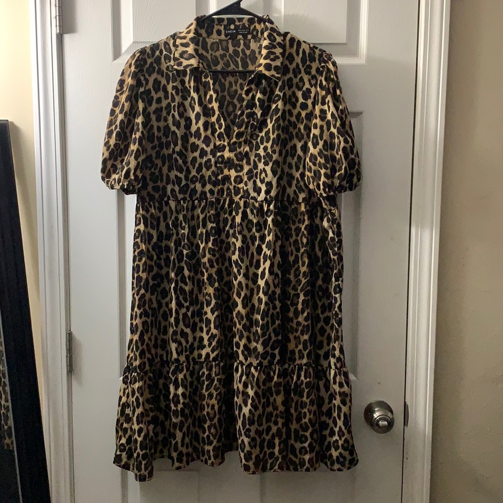 SHEIN LEOPARD DRESS